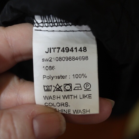 Unbranded Fleece Windbreaker Jacket 2XL Full Zip Peach Blue Southwestern Print - Picture 11 of 12